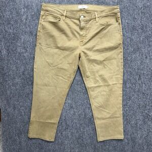 Hudson Jeans AXL Blake slim straight khaki mens size 42 42x27